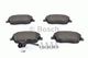 0 986 494 105 Bosch Гальмівні колодки