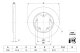 0986479h56 Bosch Гальмівний диск для Ford Transit