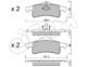 822-526-0 Cifam Тормозные колодки на Jeep Grand Cherokee