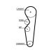 kp15665xs Gates Комплект ремня ГРМ + помпа