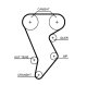 kp15668xs Gates Комплект ремня ГРМ + помпа