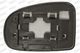 TY0507503 Prasco Стекло наружного зеркала для Toyota IQ