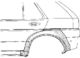 3736147 Van Wezel Крыло заднее для Opel Astra