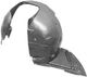 4041433 Van Wezel Подкрылок для Peugeot 307