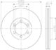 92136503 Textar Гальмівний диск для Hyundai Terracan