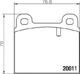 2001107 Textar Тормозные колодки для Porsche 911
