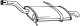 135-125 Bosal Глушник вихлопних газів кінцевий