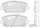 lvxl1295 Motaquip Гальмівні колодки для Honda Civic
