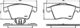 8DB 355 013-821 Hella Pagid Гальмівні колодки
