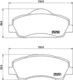 8DB 355 020-771 Hella Pagid Гальмівні колодки