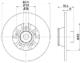 8dd355123421 Hella Pagid Гальмівний диск