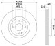 8dd355131921 Hella Pagid Гальмівний диск