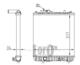 037-017-0092 Loro Радіатор охолодження двигуна на Opel Agila