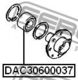 DAC30600037 Febest Подшипник ступицы колеса