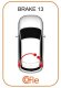 92116762 Cofle Трос ручного гальма для Renault Espace