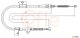 92170339 Cofle Трос ручного гальма для Nissan Terrano