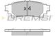 BP3482 Bremsi Тормозные колодки