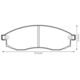 572495B Bendix Тормозные колодки