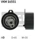 VKM 16551 SKF Натяжний ролик ременя ГРМ