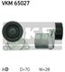 VKM 65027 SKF Натяжний ролик поліклинового ременя