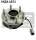 VKBA 6871 SKF Ступиця колеса для Nissan Navara
