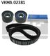 VKMA 02381 SKF Комплект ременя ГРМ