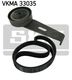 VKMA 33035 SKF Комплект поликлинового ремня