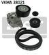 VKMA 38021 SKF Комплект поліклинового ременя