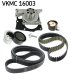 vkmc16003 SKF Комплект ременя ГРМ + помпа