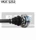 VKJC 1212 SKF Полуось для BMW X5