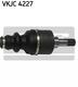 VKJC 4227 SKF Піввісь для Peugeot 206
