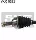 VKJC 5251 SKF Піввісь для Citroen C5