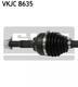 VKJC 8635 SKF Піввісь для Nissan Qashqai