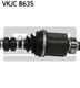 VKJC 8635 SKF Піввісь для Nissan Qashqai