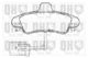 BP1308 Quinton Hazell Гальмівні колодки на Ford Mondeo