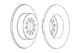 DDF1224C Ferodo Тормозной диск