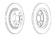 DDF1288C Ferodo Тормозной диск