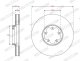 ddf3095c Ferodo Тормозной диск