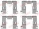 1091721 OJD (Quick Brake) Компоненти дискових гальмівних колодок на Nissan Patrol