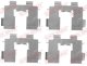 1091717 OJD (Quick Brake) Комплектующие дисковых тормозных колодок на Hyundai Santa Fe