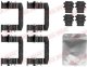 1091872 OJD (Quick Brake) Компоненти дискових гальмівних колодок на Hyundai ix55