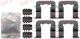 1091893 OJD (Quick Brake) Комплектующие дисковых тормозных колодок на Hyundai i20