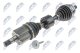 npwvv043 NTY Піввісь для Volvo XC70