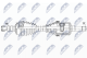 npwdw047 NTY Піввісь для Chevrolet Orlando