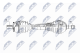 npwvv059 NTY Полуось для Volvo XC90