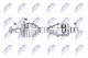 npwme074 NTY Полуось для Mercedes S-Class