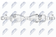 npwdw031 NTY Полуось для Chevrolet Cruze
