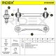 273c0220 RIDEX Важіль підвіски