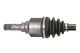png76118 POINT GEAR Піввісь для Fiat Panda