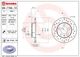 08.7165.1X Brembo Тормозной диск